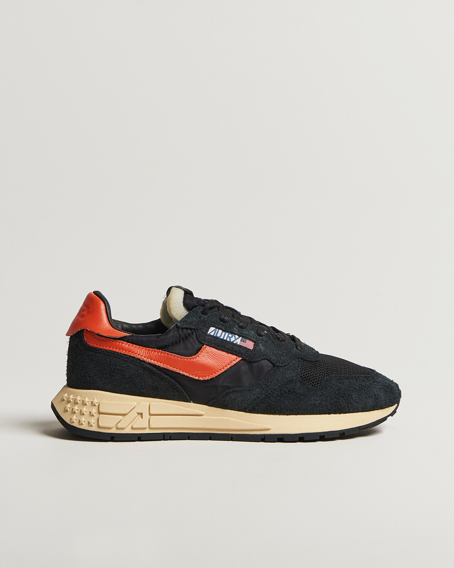 Herren | Sneaker | Autry | Reelwind Running Sneaker Black/Orange
