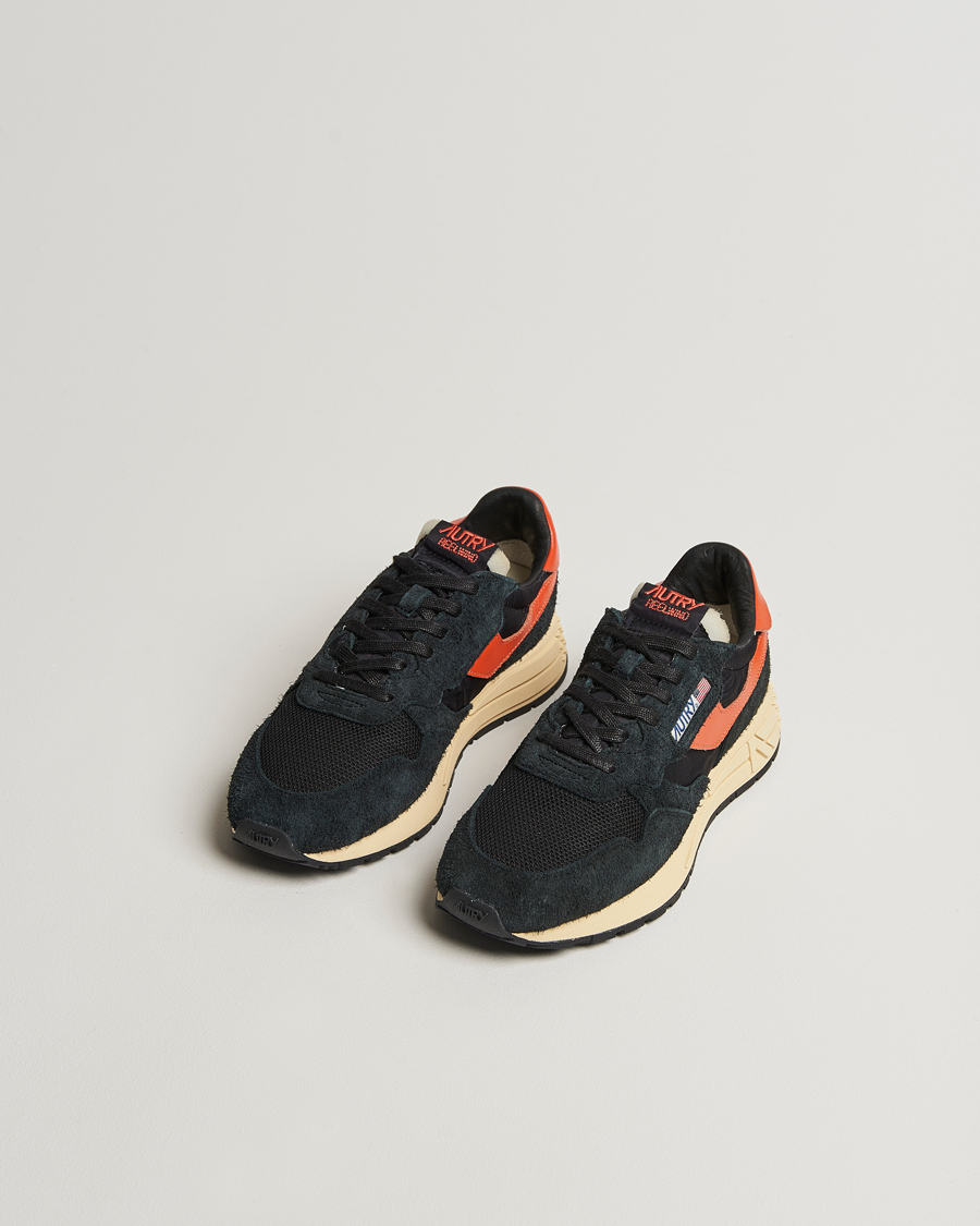Herren | Sneaker | Autry | Reelwind Running Sneaker Black/Orange