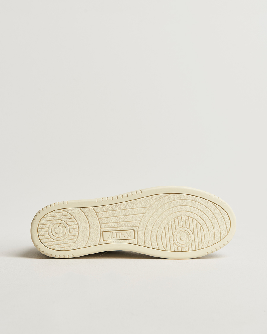Herren | Sneaker | Autry | Medalist Low Super Soft Goat Leather Sneaker White/Grey
