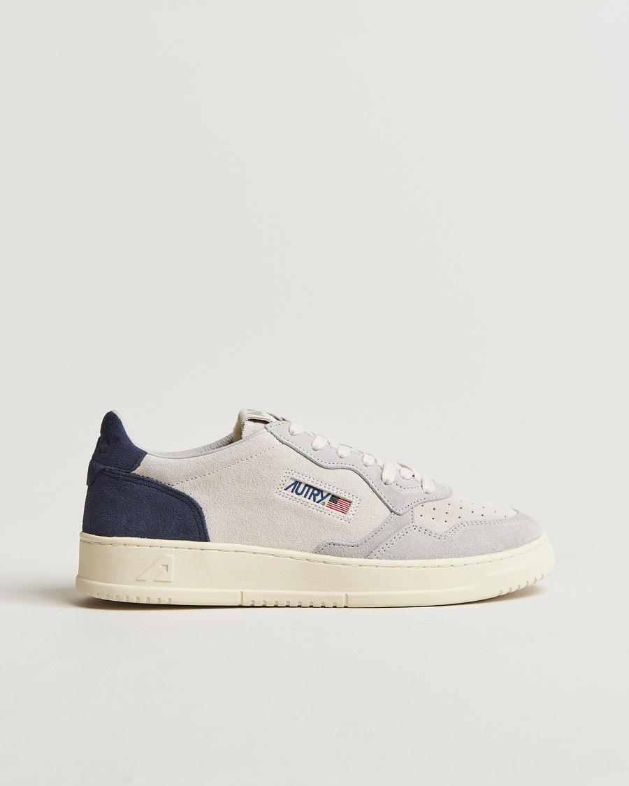 Herren | Sneaker | Autry | Medalist Low Super Soft Goat Suede Sneaker Loft/Space Blue