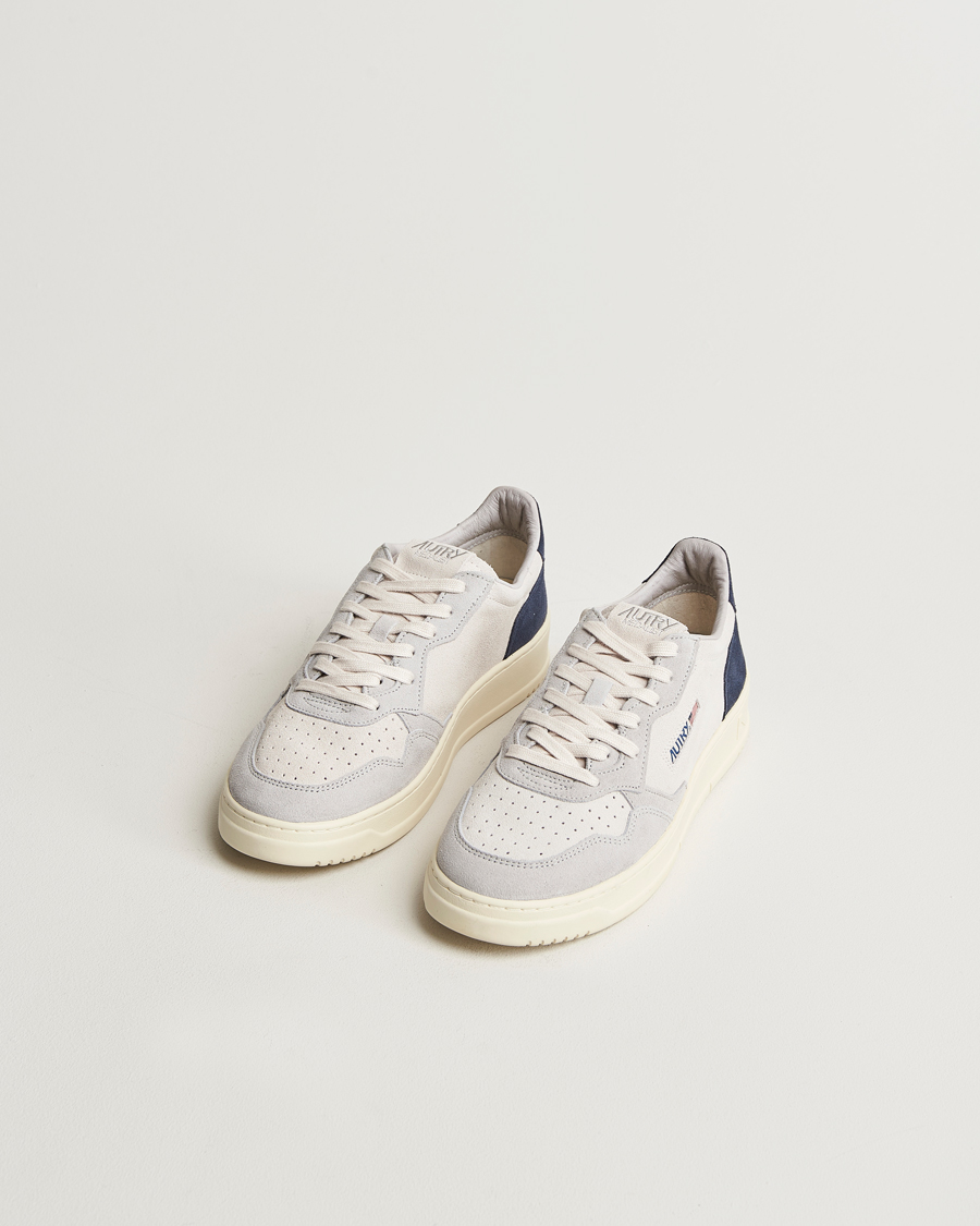 Herren | Sneaker | Autry | Medalist Low Super Soft Goat Suede Sneaker Loft/Space Blue