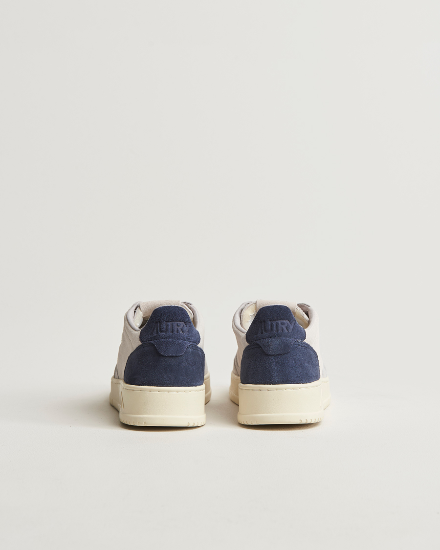Herren | Sneaker | Autry | Medalist Low Super Soft Goat Suede Sneaker Loft/Space Blue