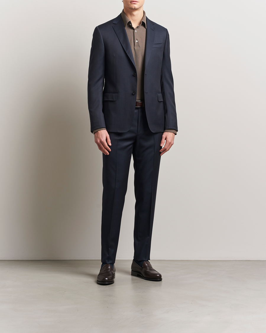 Herren | Anzüge | Zegna | Tailored Wool Suit Navy