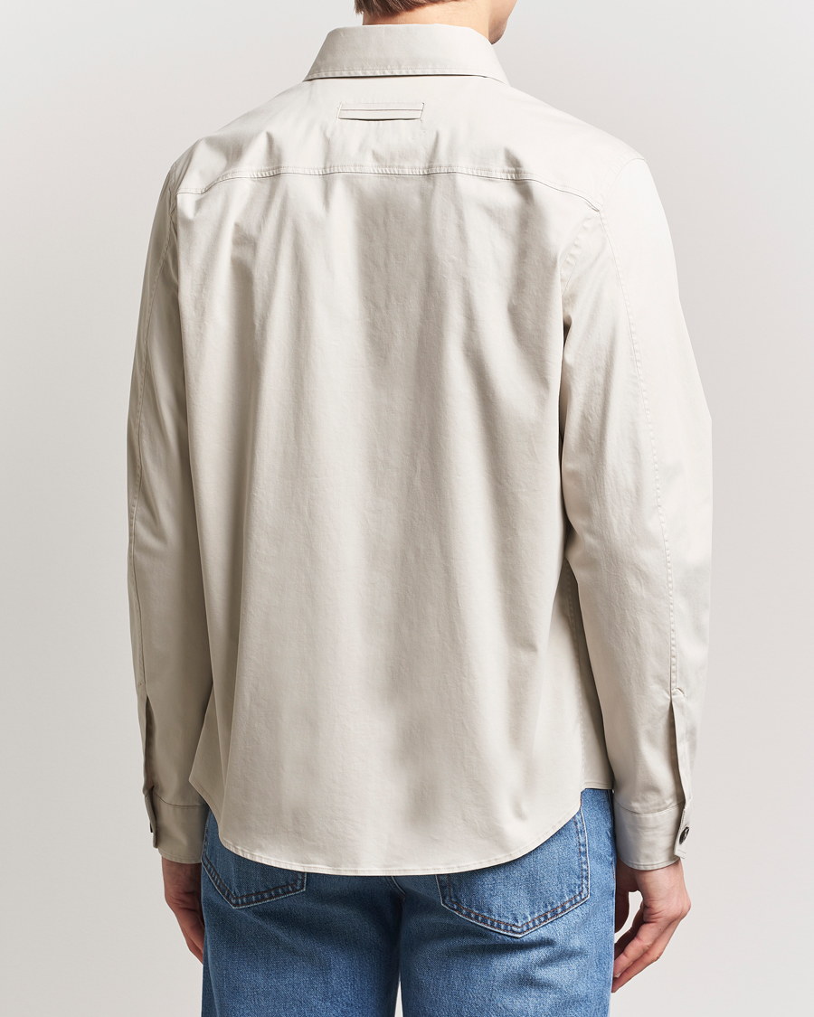 Herren | Hemden | Zegna | Premium Cotton Overshirt Beige