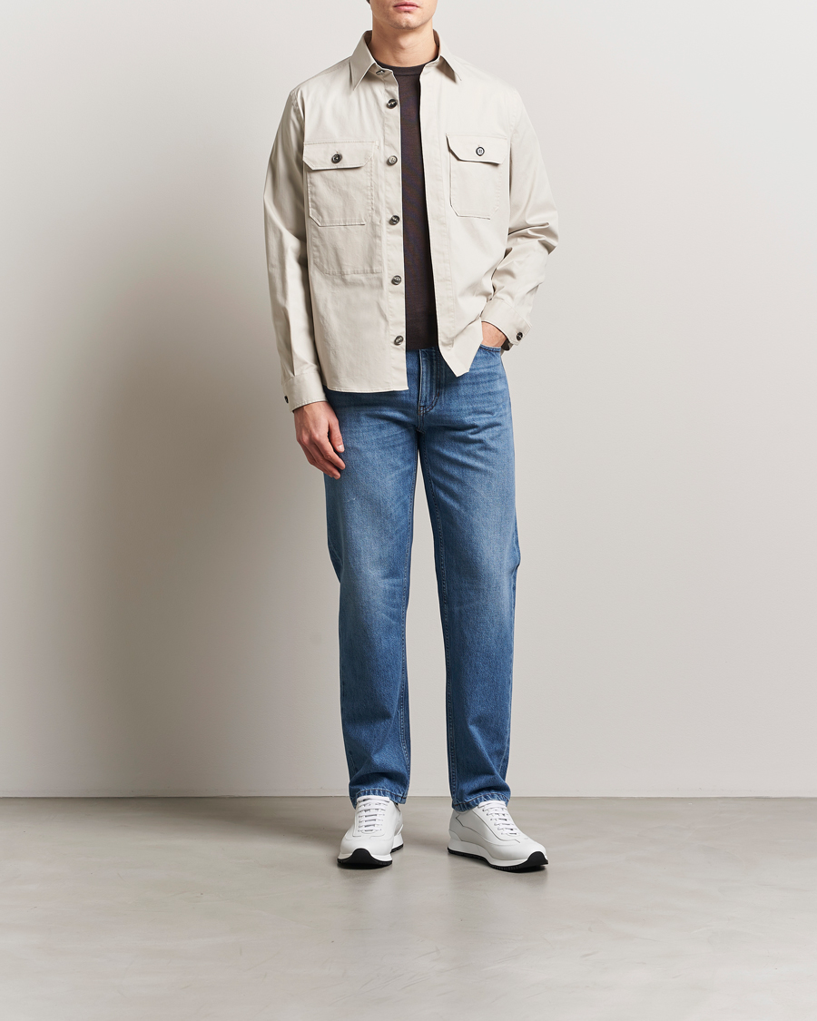 Herren | Jeans | Zegna | 5-Pocket Denim Jeans Medium Blue Wash