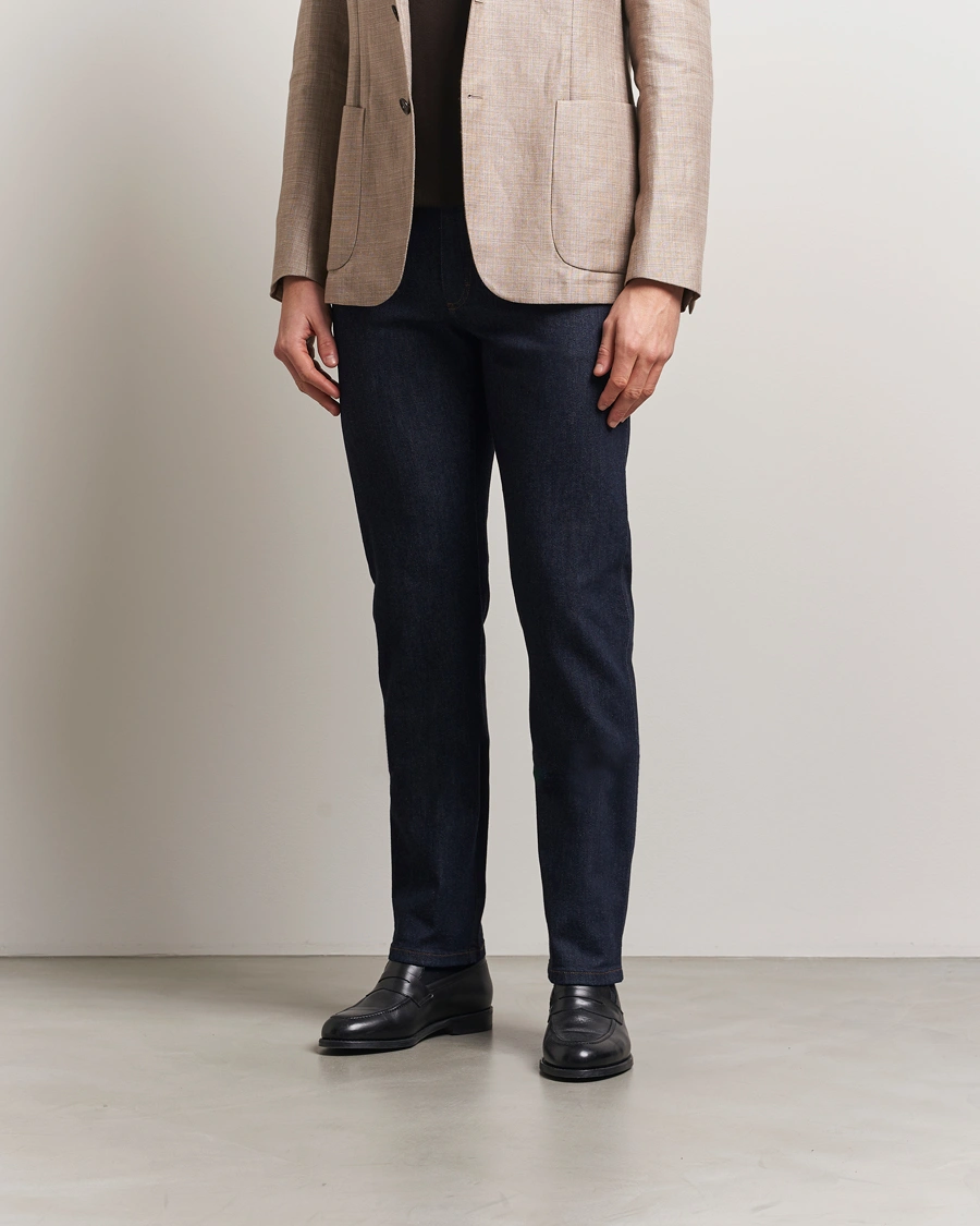 Herren | Jeans | Zegna | 5-Pocket Denim Jeans Dark Rinse