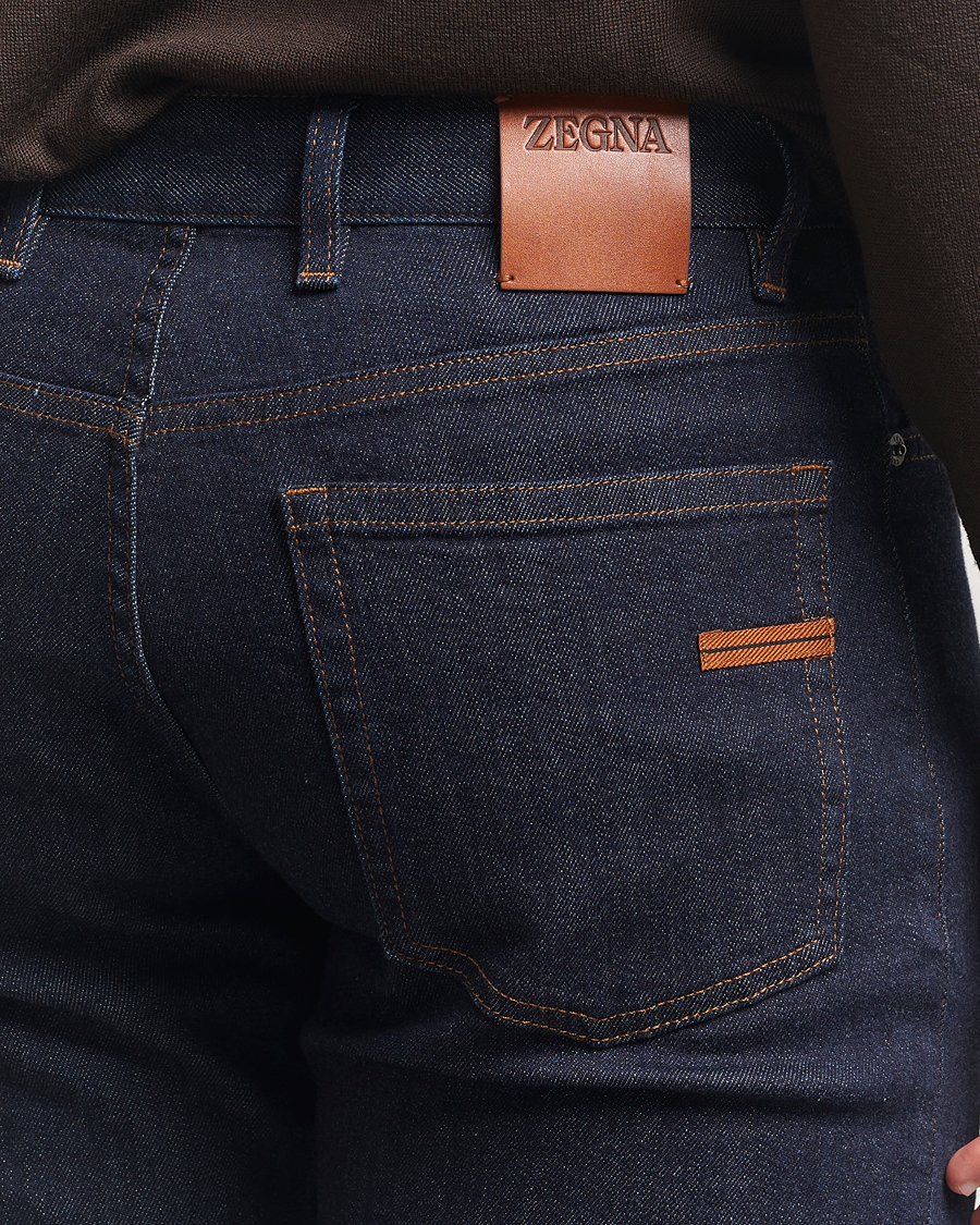 Herren | Jeans | Zegna | 5-Pocket Denim Jeans Dark Rinse
