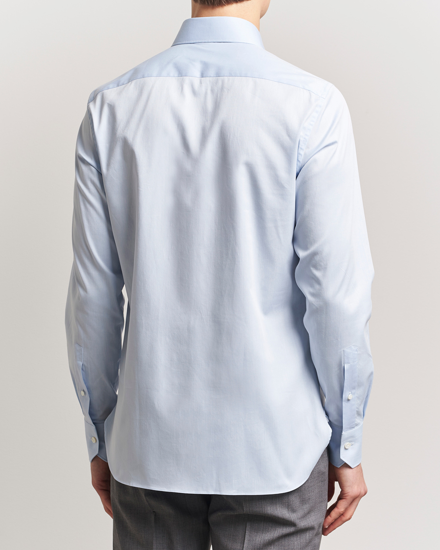 Herren | Hemden | Zegna | Slim Fit Cotton Dress Shirt Light Blue