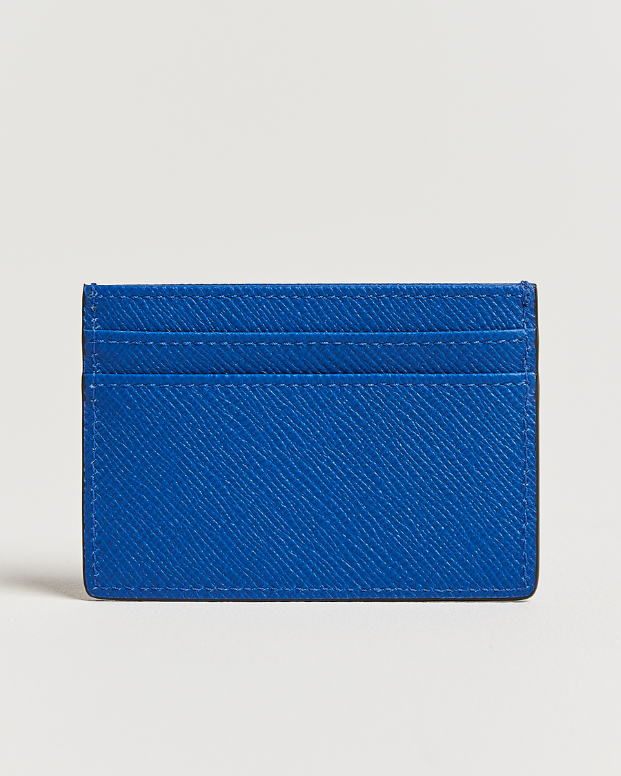 Herren | Geldbörsen | Smythson | Panama Flat Cardholder Cerulean