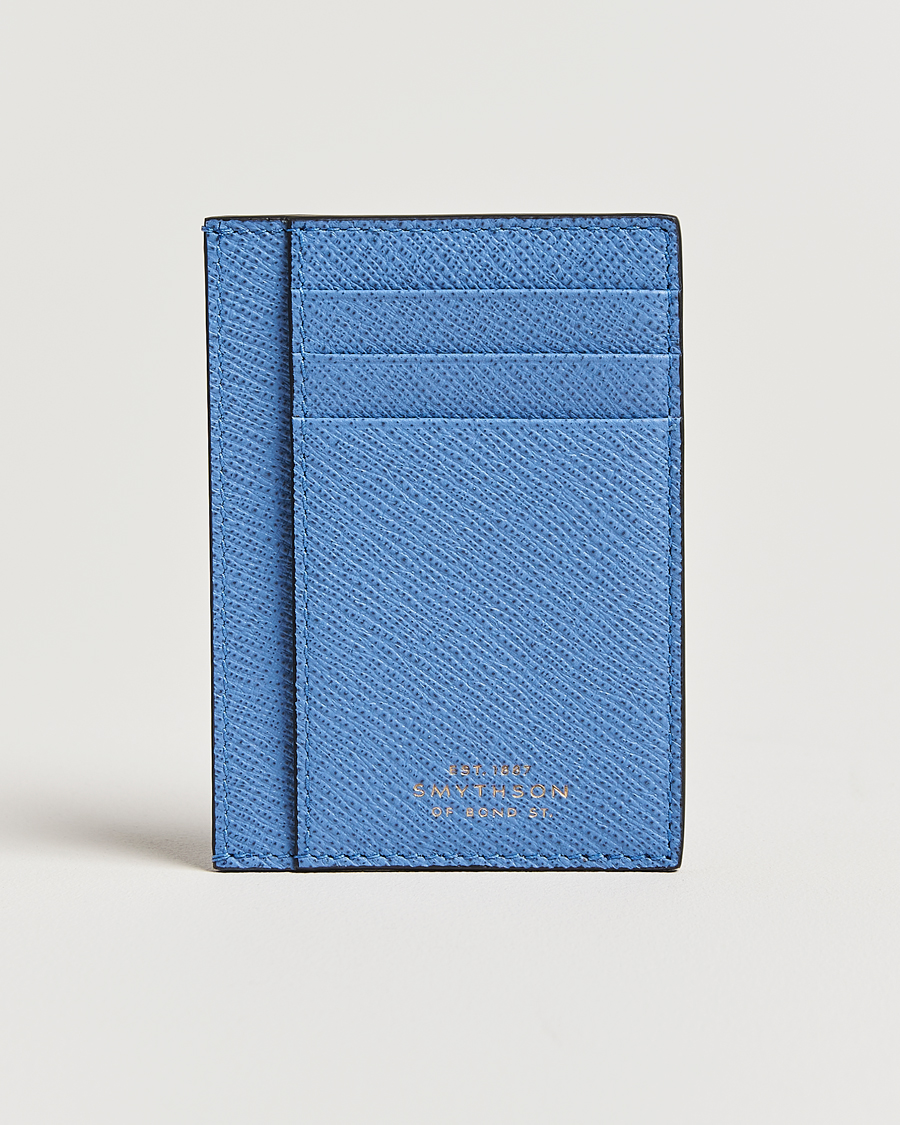 Herren | Geldbörsen | Smythson | Panama 773 Cardholder Nile Blue