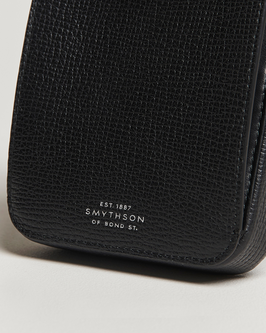 Herren | Taschen | Smythson | Ludlow Crossbody Pouch Black