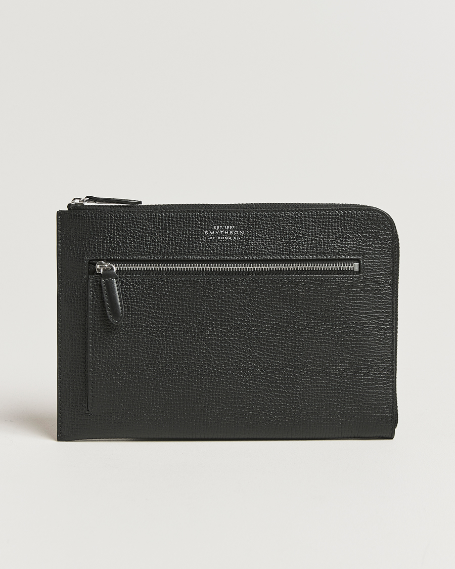 Herren | Taschen | Smythson | Ludlow Flat Organiser Pouch Black