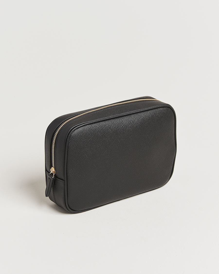 Herren | Taschen | Smythson | Panama Organiser Tech Pouch Black
