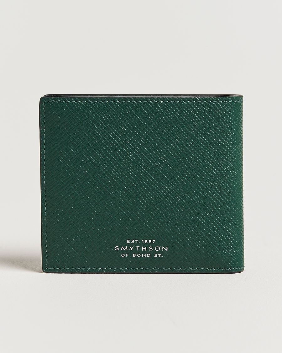 Herren | Geldbörsen | Smythson | Panama 6 Card Leather Wallet Forest Green