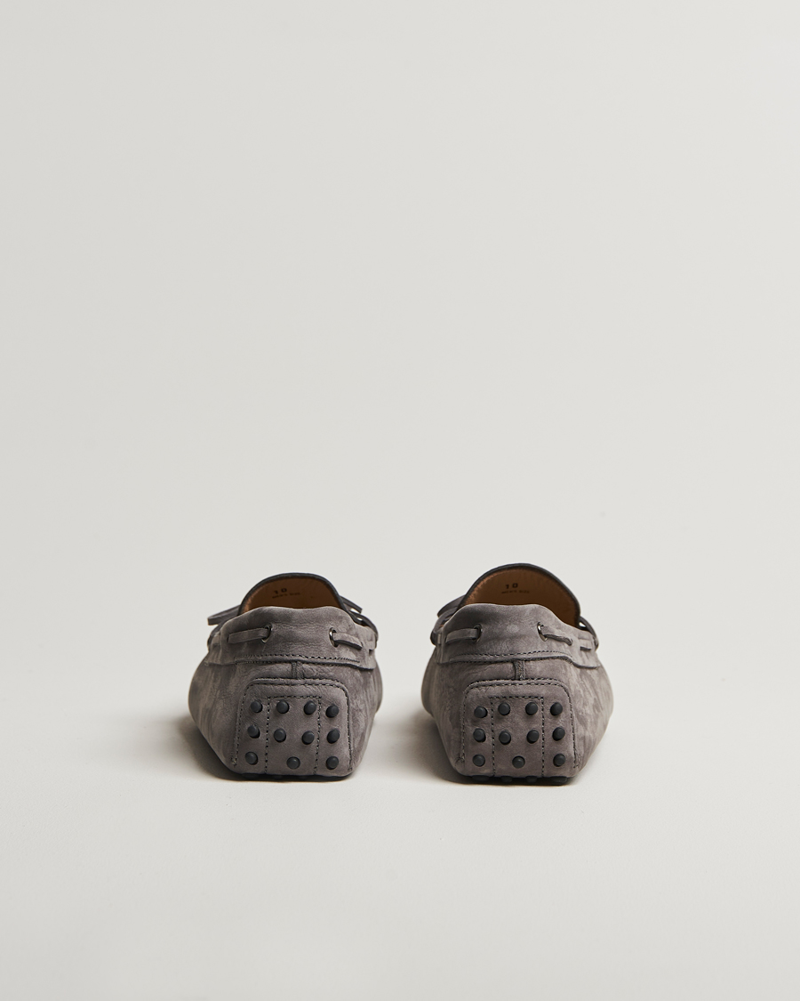 Herren | Mokassin | Tod's | Lacetto Gommino Carshoe Dark Grey Nubuck