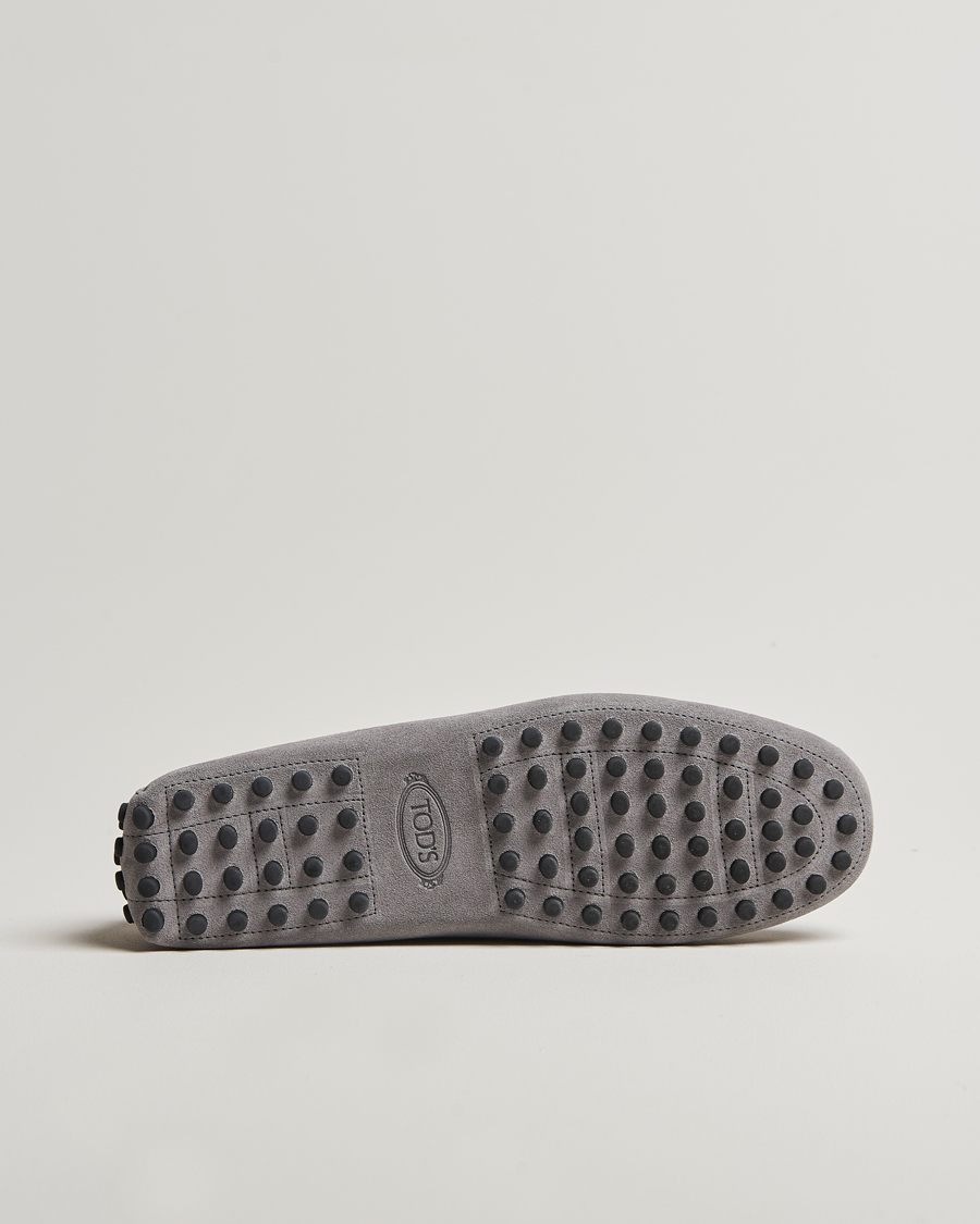 Herren | Tod's Gommino Carshoe Grey Suede | Tod's | Gommino Carshoe Grey Suede