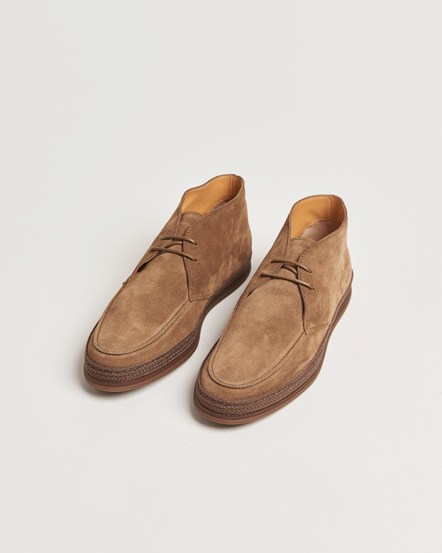 Herren | Boots | Tod's | Raffia Chukka Boot Brown Suede