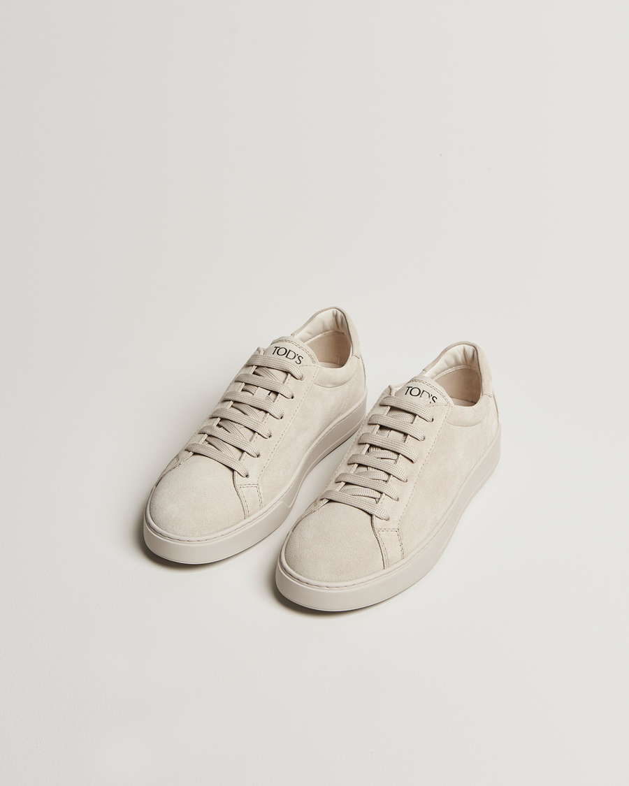 Herren | Sneaker | Tod's | Cassetta Lacciata Sneaker Light Grey Suede