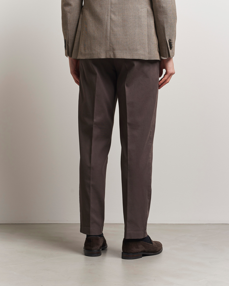 Herren | Hosen | Boglioli | Regular Fit Cotton Chinos Brown