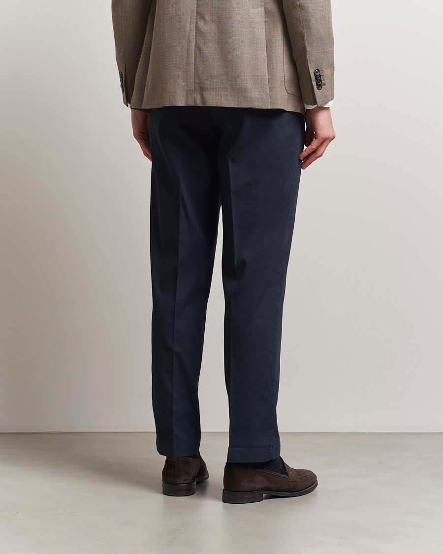 Herren | Hosen | Boglioli | Regular Fit Cotton Chinos Navy