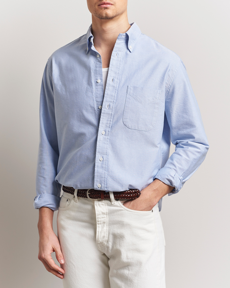 Herren | Hemden | Gitman Vintage | Button Down Oxford Shirt Light Blue