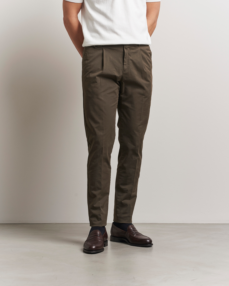 Herren | Hosen | PT01 | Gentleman Fit Cotton/Stretch Trousers Brown