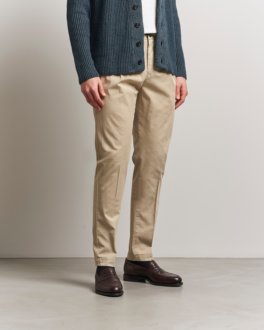 Herren | Hosen | PT01 | Soft Cotton/Stretch Drawstring Pants Beige