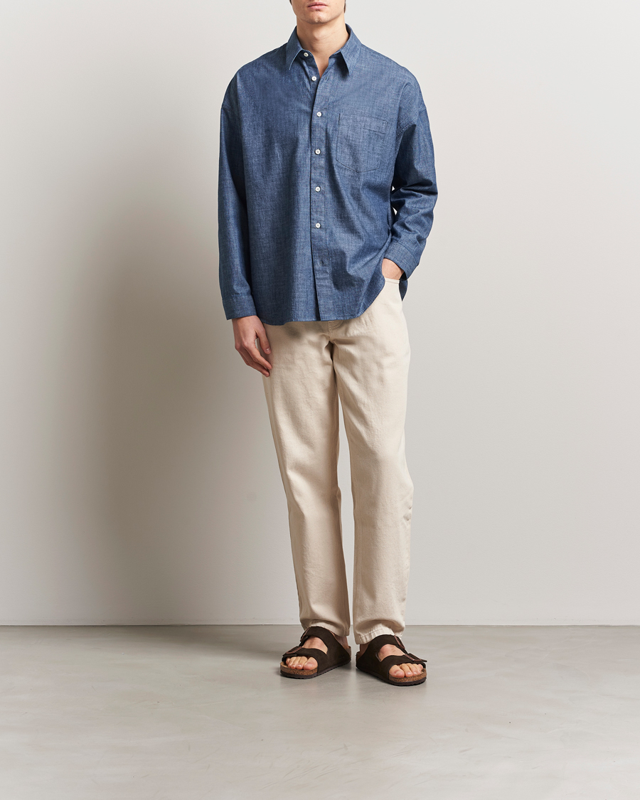Herren | Hemden | Sunflower | Stable Chambray Shirt Rinse
