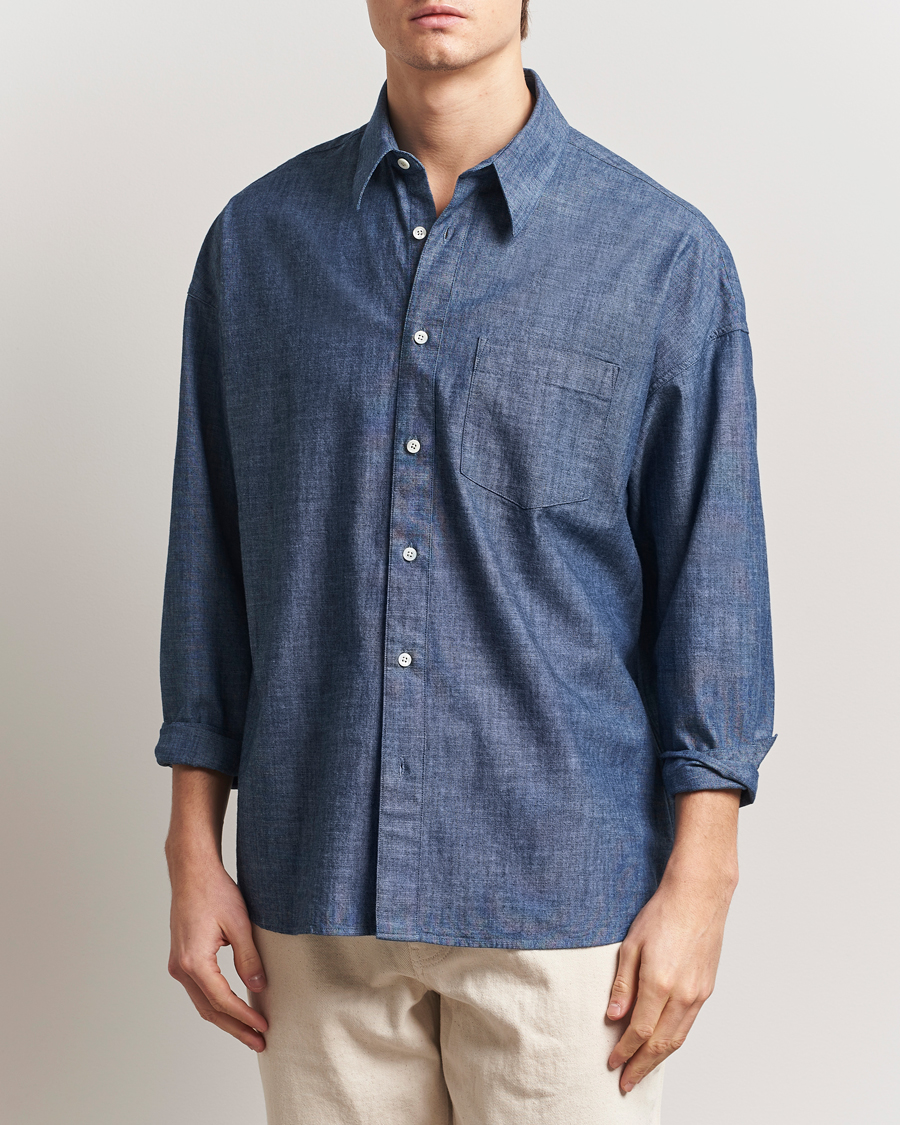 Herren | Hemden | Sunflower | Stable Chambray Shirt Rinse