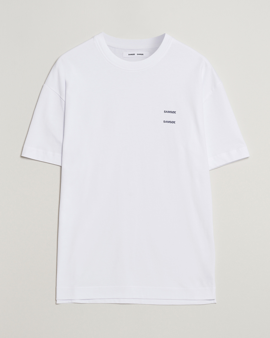 Herren | T-Shirts | Samsøe Samsøe | Joel Organic Cotton T-Shirt White
