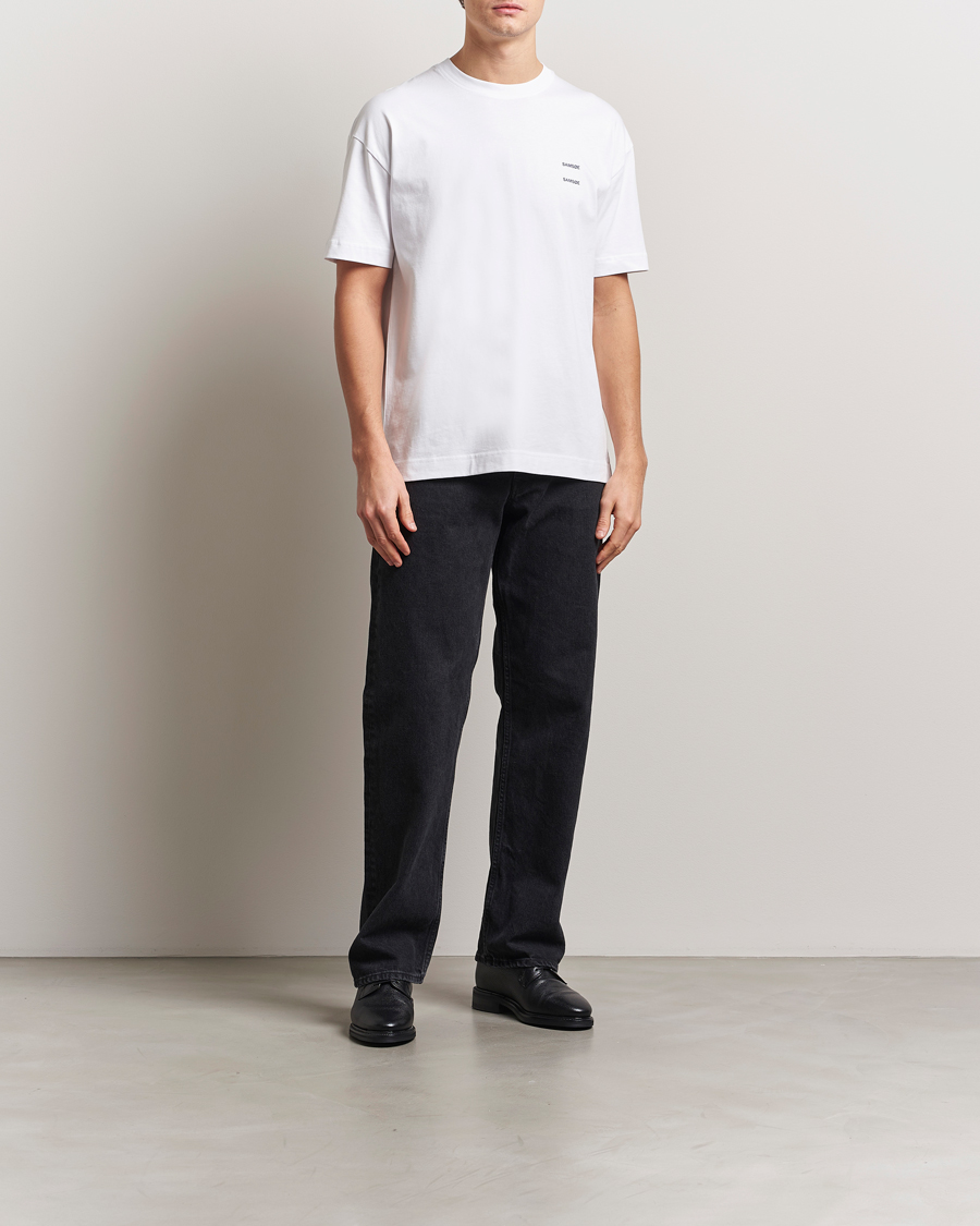 Herren | T-Shirts | Samsøe Samsøe | Joel Organic Cotton T-Shirt White