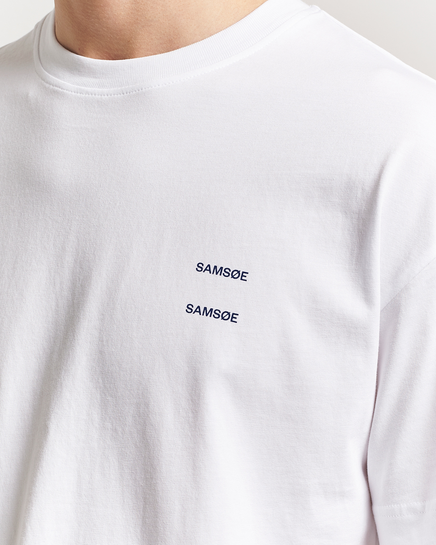 Herren | T-Shirts | Samsøe Samsøe | Joel Organic Cotton T-Shirt White