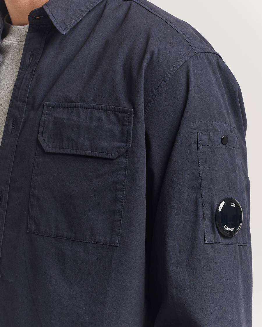 Herren | Hemden | C.P. Company | Organic Gabardine Pocket Shirt Navy