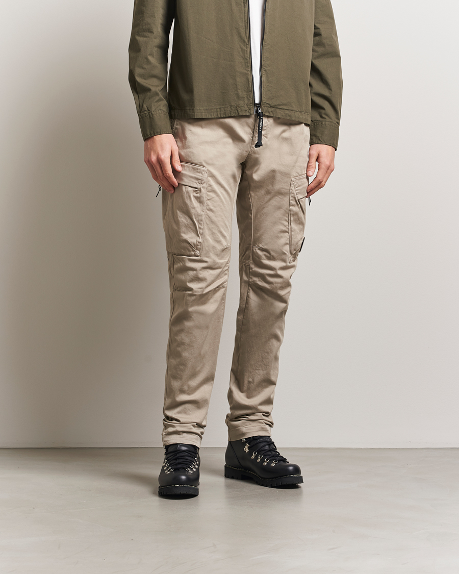 Herren | Hosen | C.P. Company | Satin Stretch Cargo Pants Beige