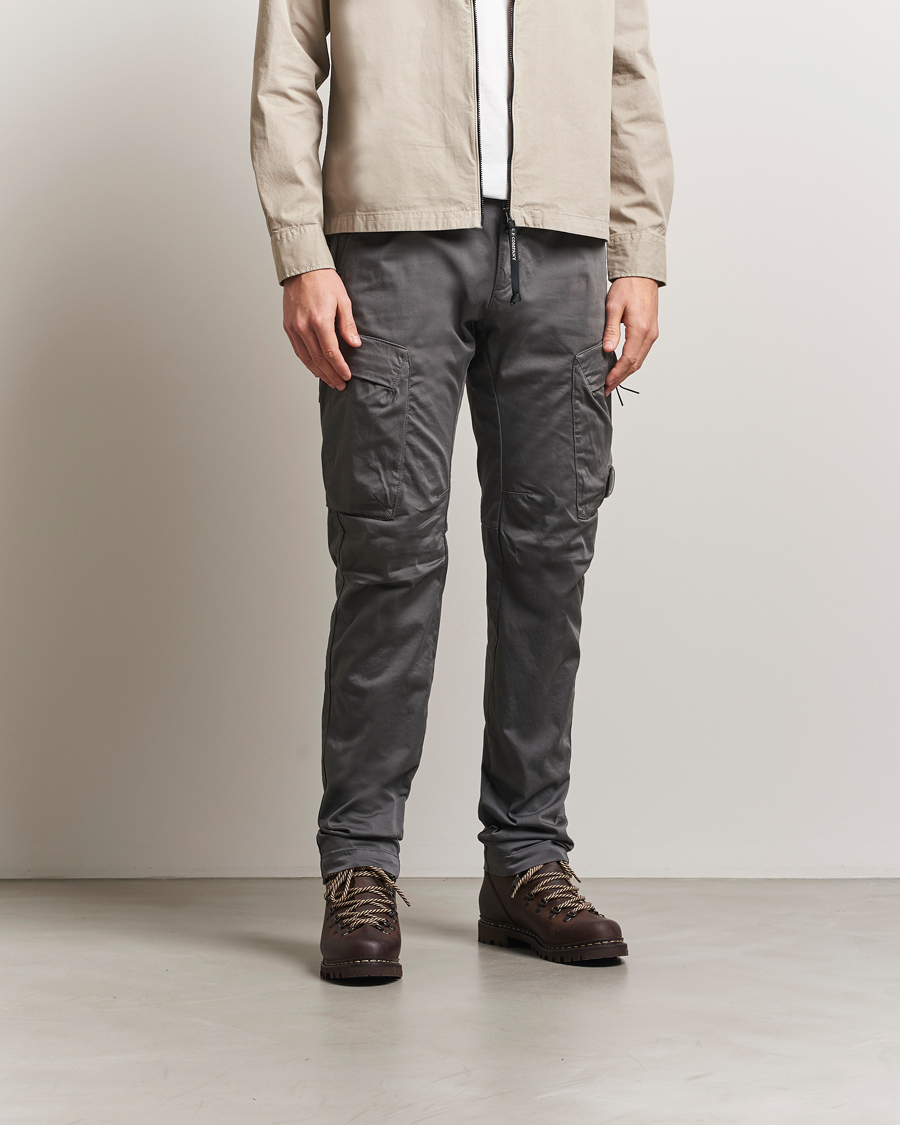 Herren | Hosen | C.P. Company | Satin Stretch Cargo Pants Grey
