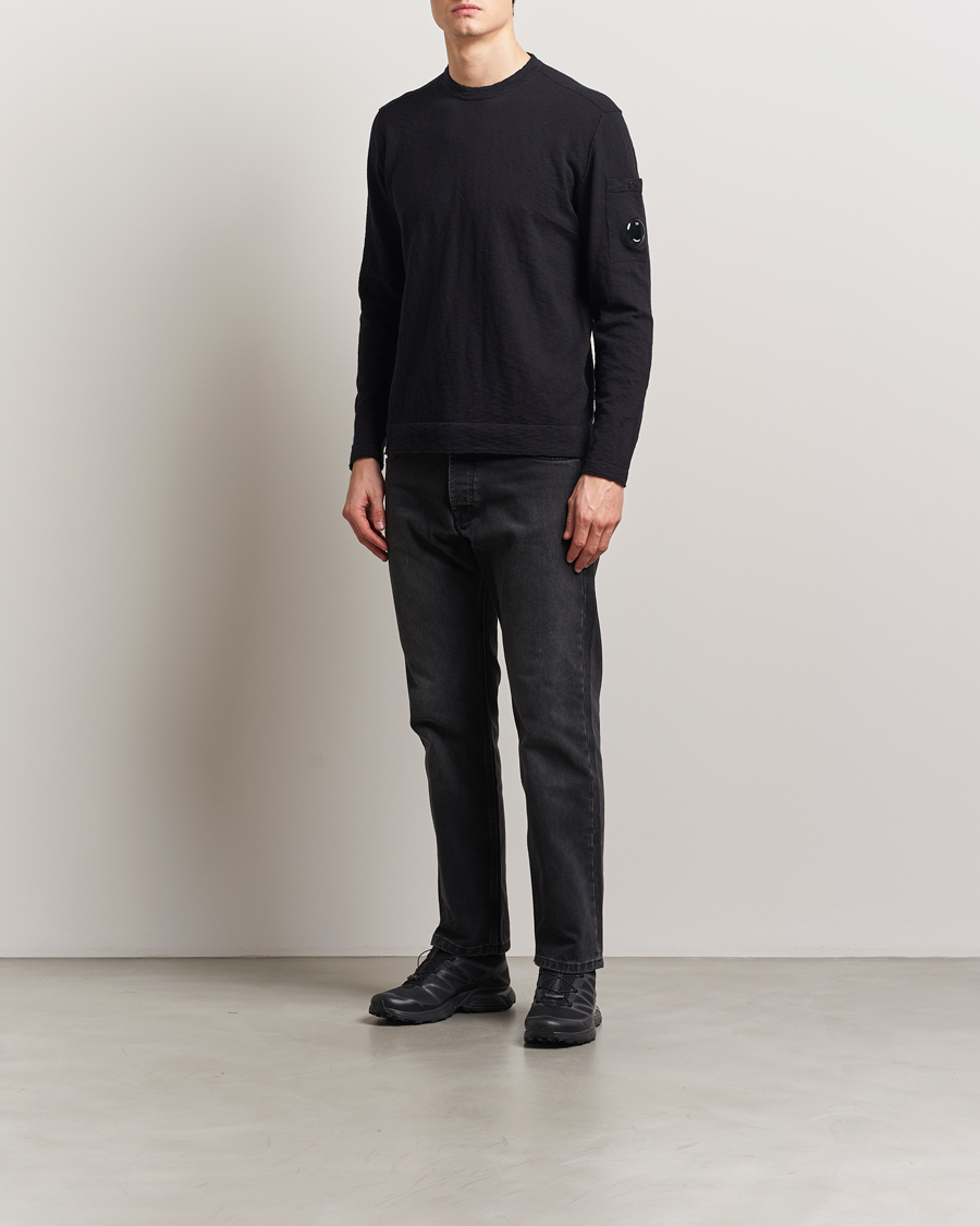Herren | Pullover | C.P. Company | Knitted Cotton Crew Neck Black