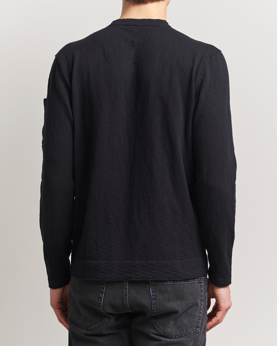 Herren | Pullover | C.P. Company | Knitted Cotton Crew Neck Black