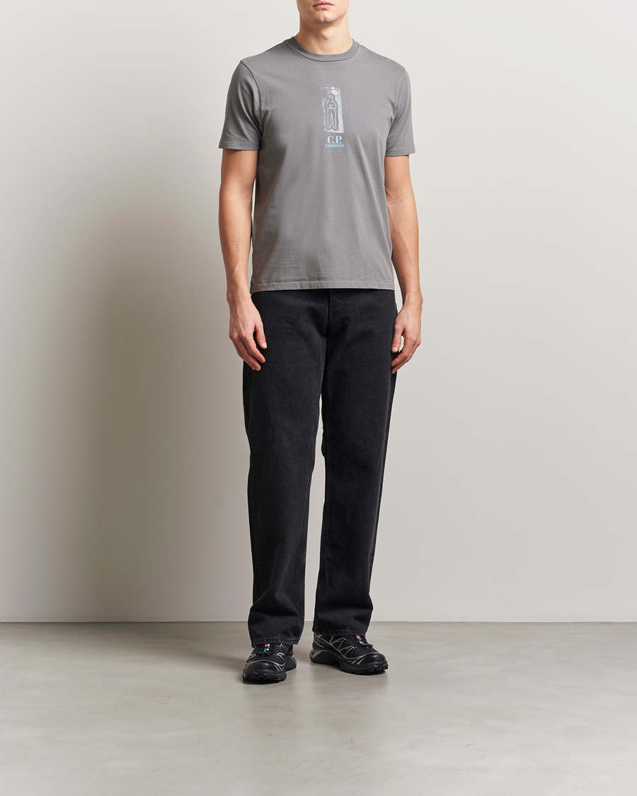 Herren | T-Shirts | C.P. Company | Back Print Short Sleeve T-Shirt Grey