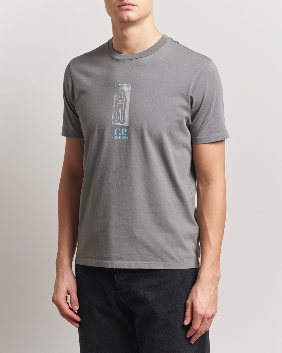Herren | T-Shirts | C.P. Company | Back Print Short Sleeve T-Shirt Grey