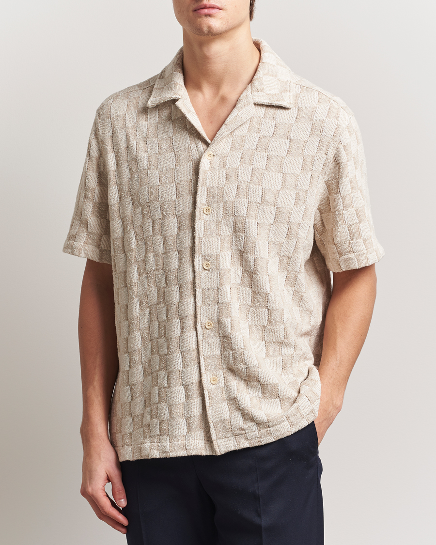 Herren | Hemden | J.Lindeberg | Torpa Resort Jersey Shirt Moonbeam