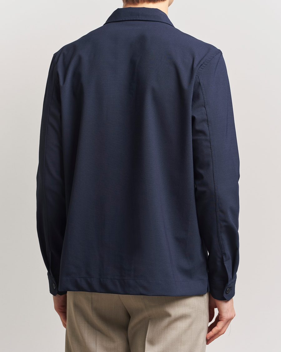 Herren | Hemden | J.Lindeberg | Reid Twill Overshirt Navy