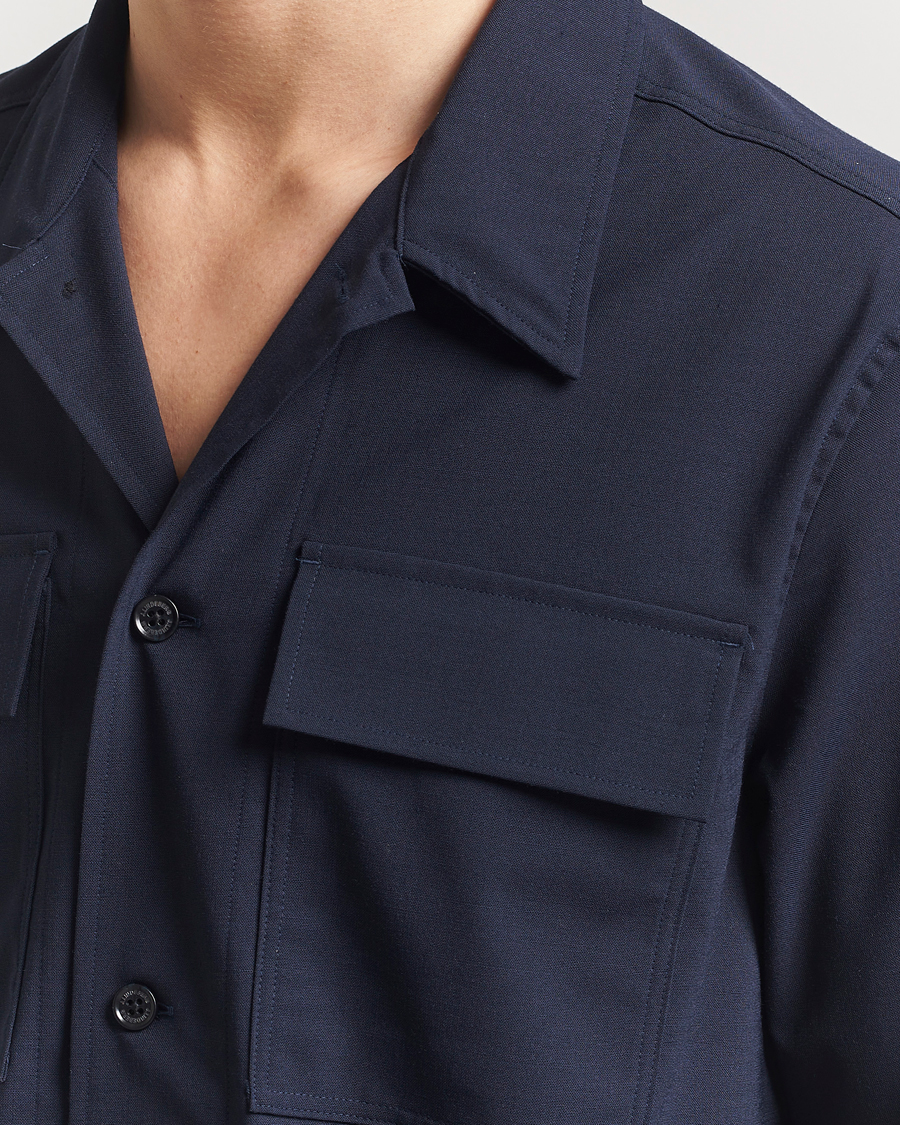 Herren | Hemden | J.Lindeberg | Reid Twill Overshirt Navy