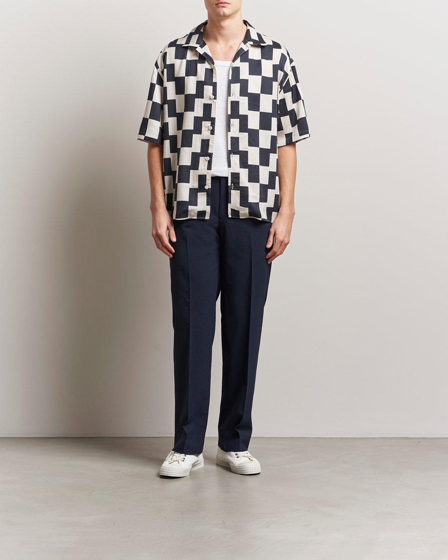 Herren | Hemden | J.Lindeberg | Ellis Stack Bridge Print Shirt Black