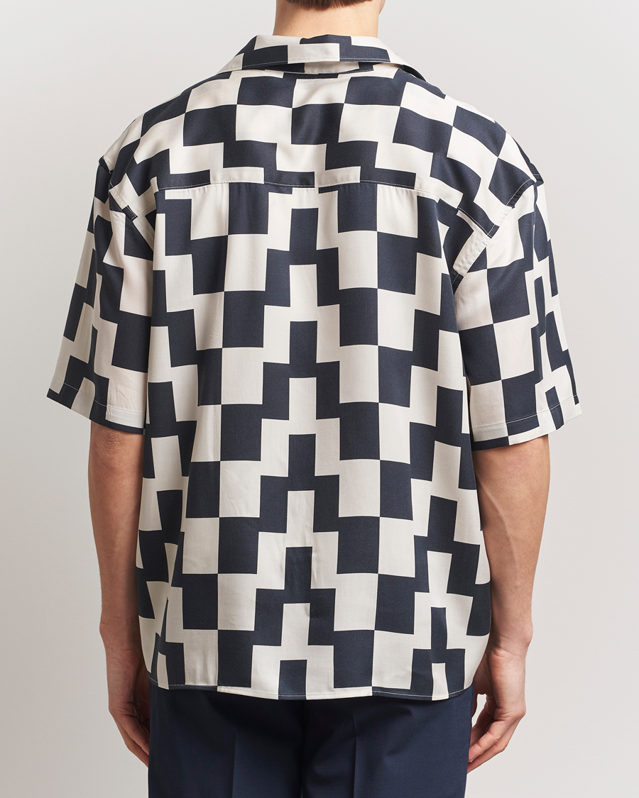 Herren | Hemden | J.Lindeberg | Ellis Stack Bridge Print Shirt Black