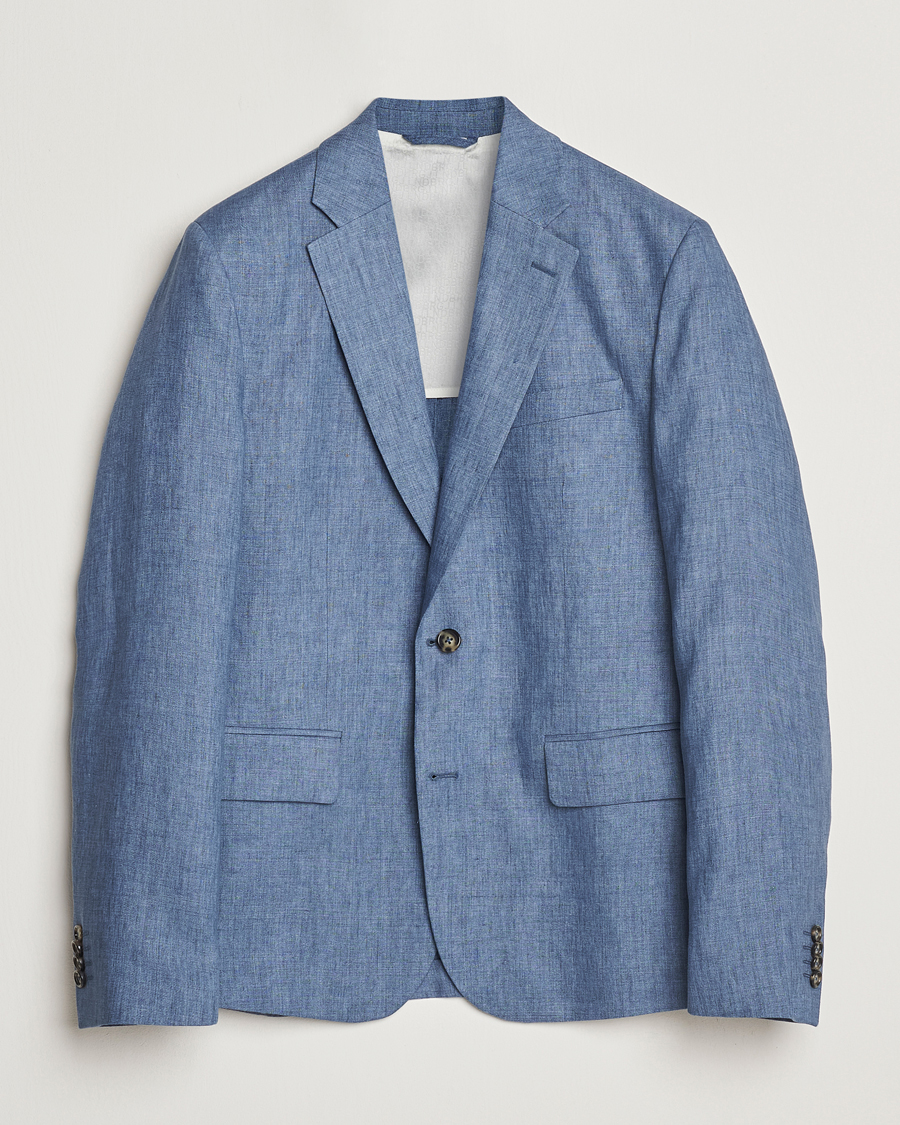 Herren | Sakkos | J.Lindeberg | Elton Unlined Super Linen Blazer Rainwashed