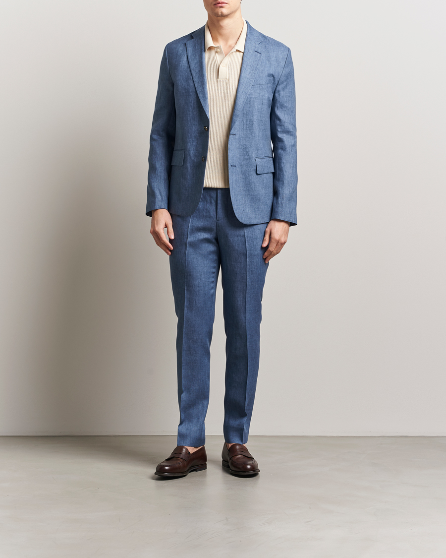 Herren | Sakkos | J.Lindeberg | Elton Unlined Super Linen Blazer Rainwashed