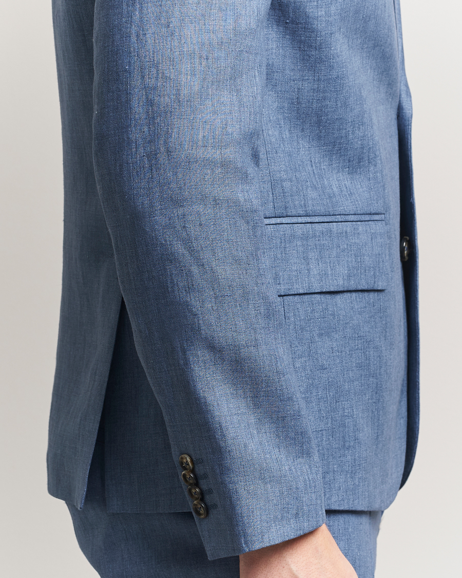 Herren | Sakkos | J.Lindeberg | Elton Unlined Super Linen Blazer Rainwashed