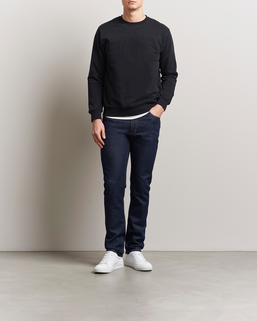 Herren | Jeans | J.Lindeberg | Jax Rinsed Slim Jeans Dark Blue