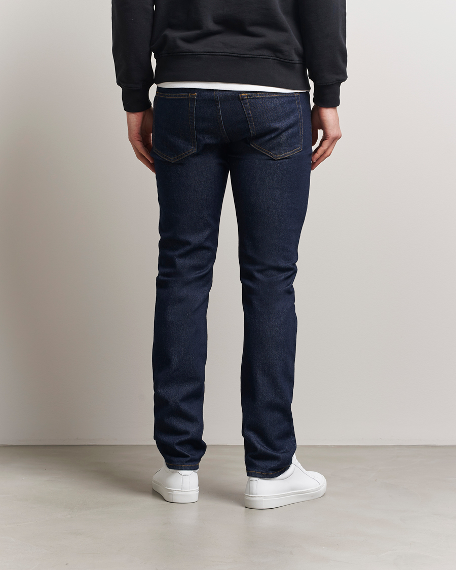 Herren | Jeans | J.Lindeberg | Jax Rinsed Slim Jeans Dark Blue