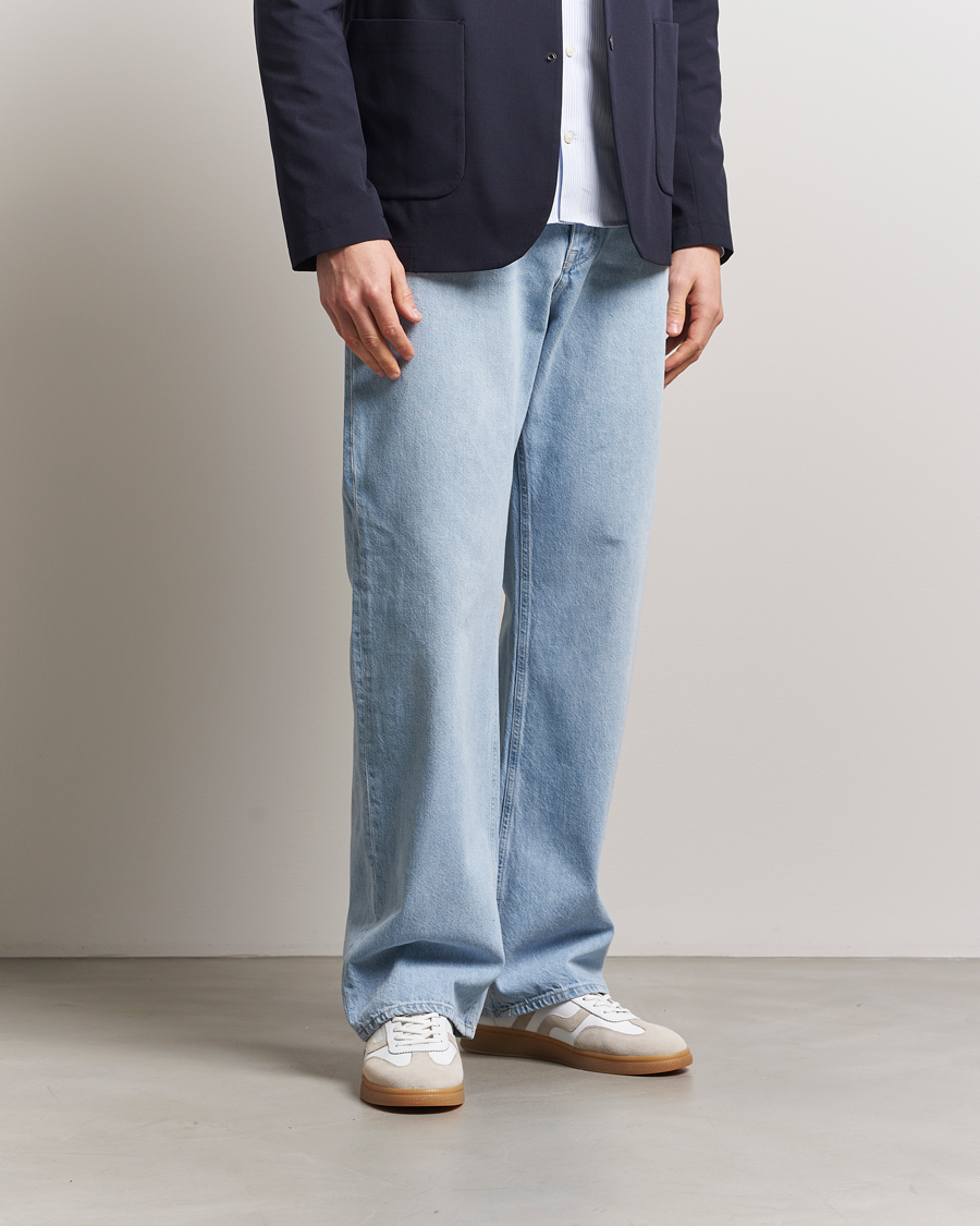 Herren | Jeans | J.Lindeberg | Cart Super Stone Wide Jeans Light Blue